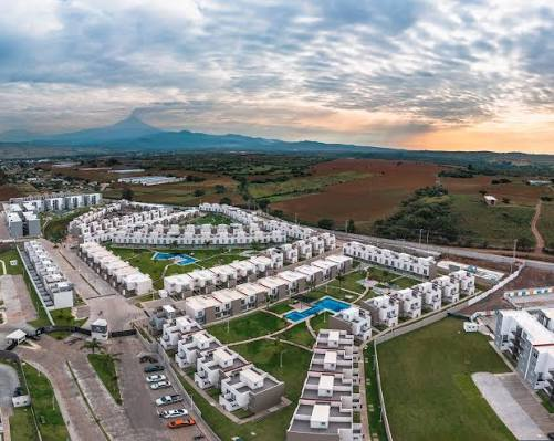 Vista aérea de un desarrollo de Construkom